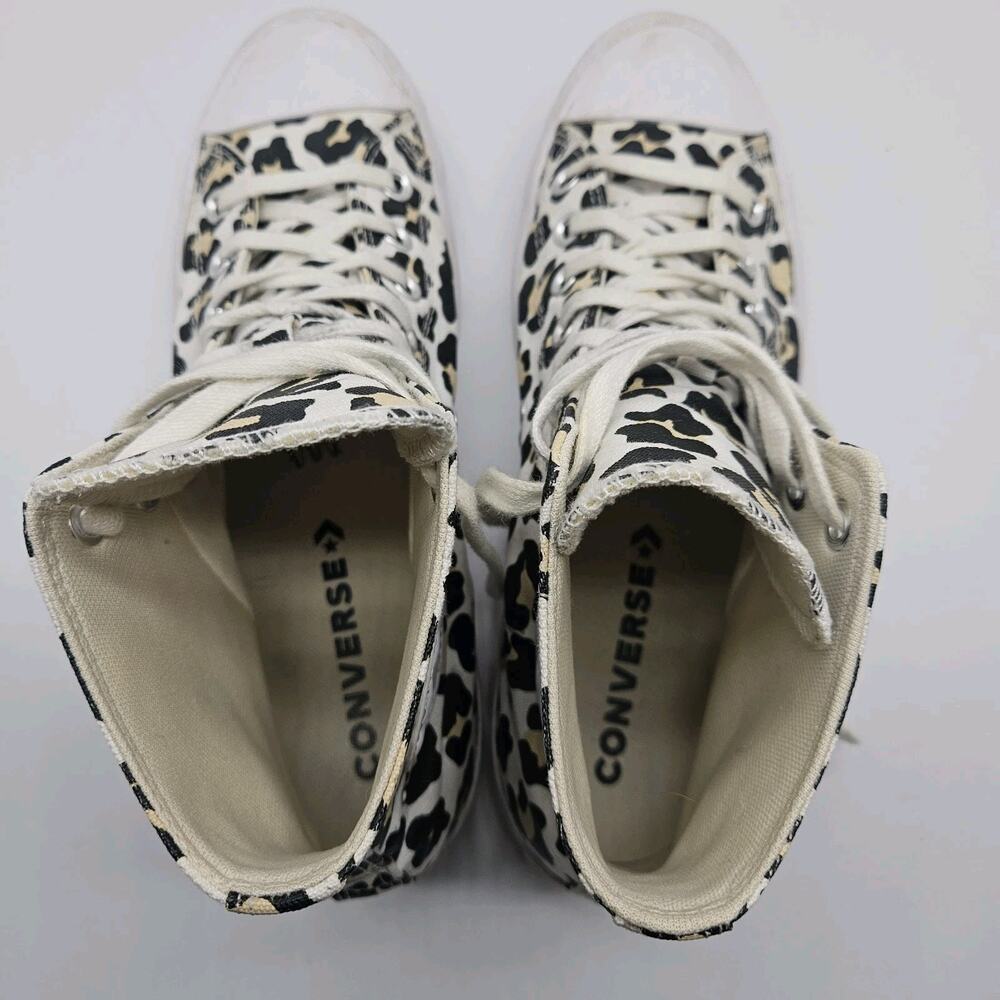 Converse Chuck Taylor All Star Shoes Womens Size 10 Leopard Lugged 571250C - Picture 7 of 8